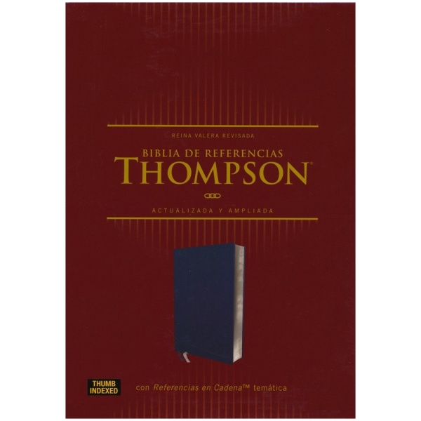 Biblia RVR De Referencia Thompson Azul índice, Ampliada Y Actualizada ...