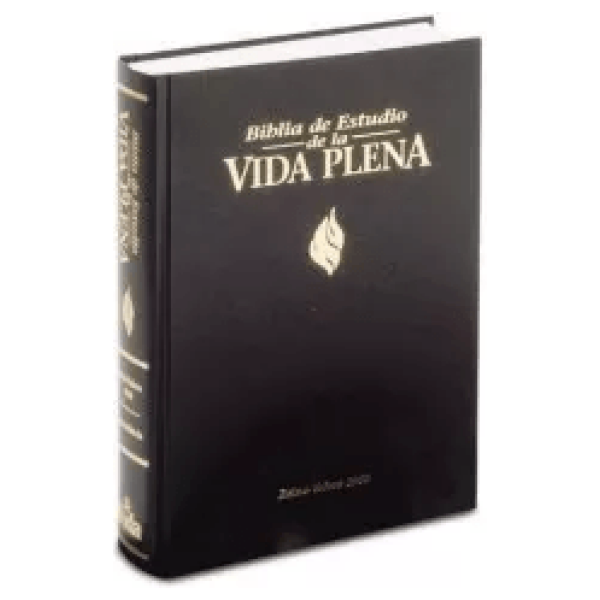 Biblia De Estudio Vida Plena, Español, Tapa Dura, Con Índice