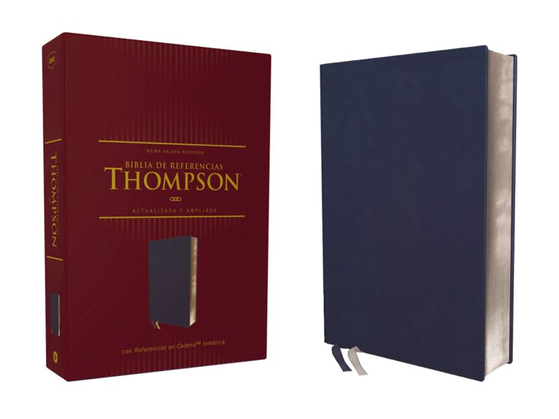 Biblia RVR De Referencia Thompson Azul, Ampliada Y Actualizada – Pez ...