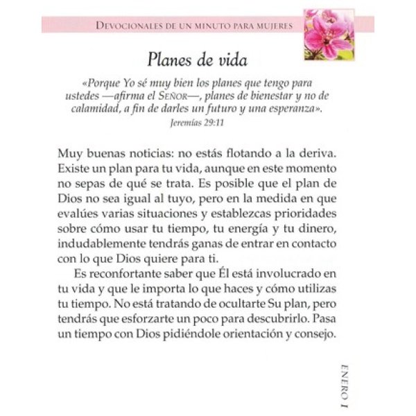 Devocionales de un minuto para mujeres, rosado - Image 3