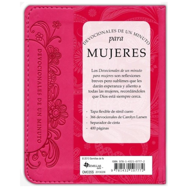 Devocionales de un minuto para mujeres, rosado - Image 4