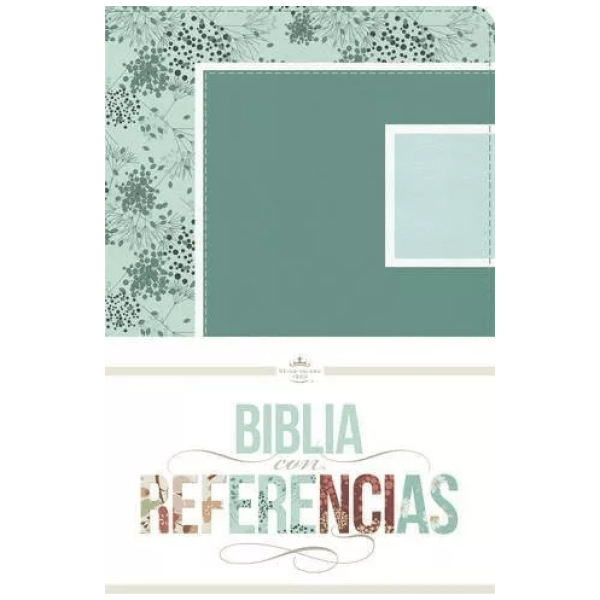 Biblia Rvr60, Referencias, Imitación Piel Verde Mar Invierno