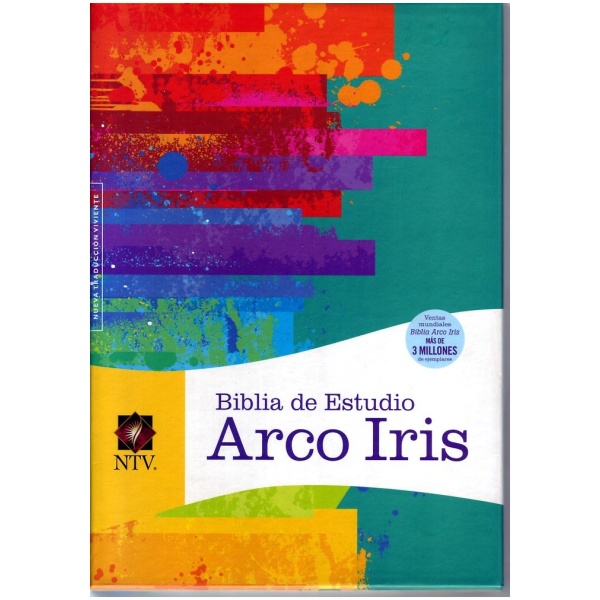 Biblia Arco Iris NTV Piel Negro