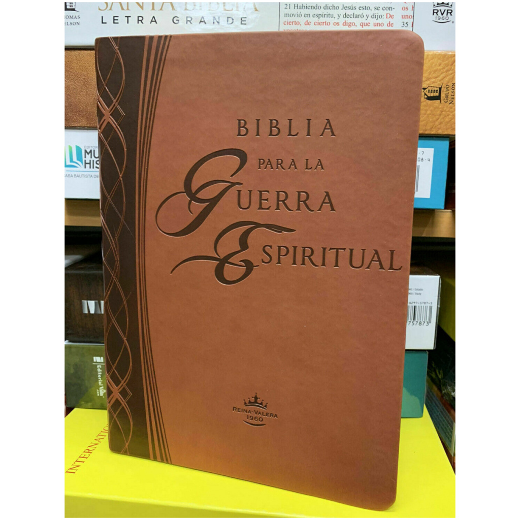 Biblia Para La Guerra Espiritual Marrón índice – Pez Con Anteojos