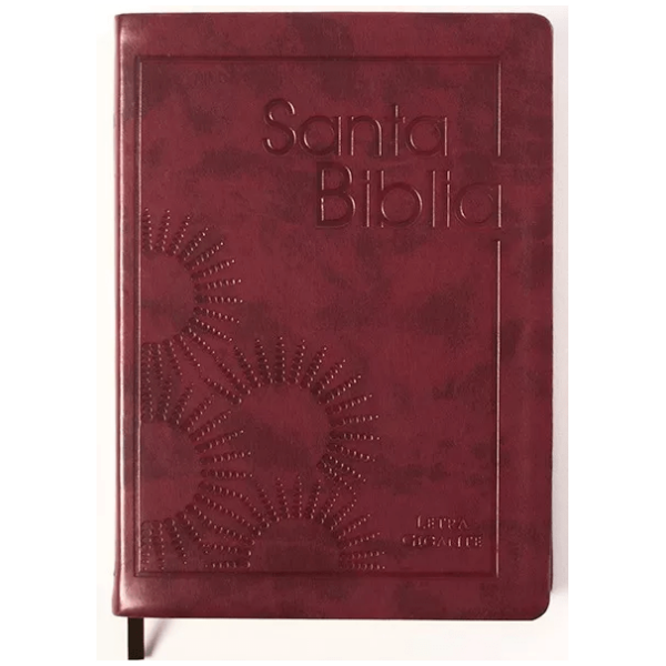 Biblia Grande Letra Gigante Rvr1960 Imitación Piel Vino