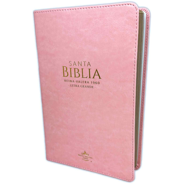 Biblia RVR1960 Manual Letra Grande Rosa