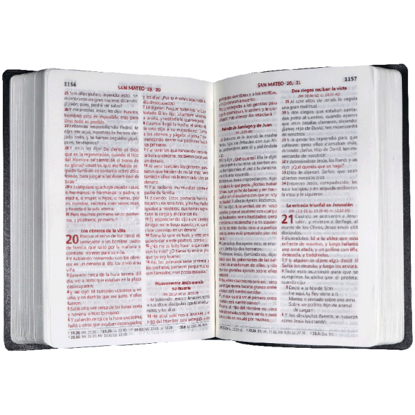 Biblia RVR1960 chica vinil azul MDM RVR042cLGPJR 9pt - Image 3