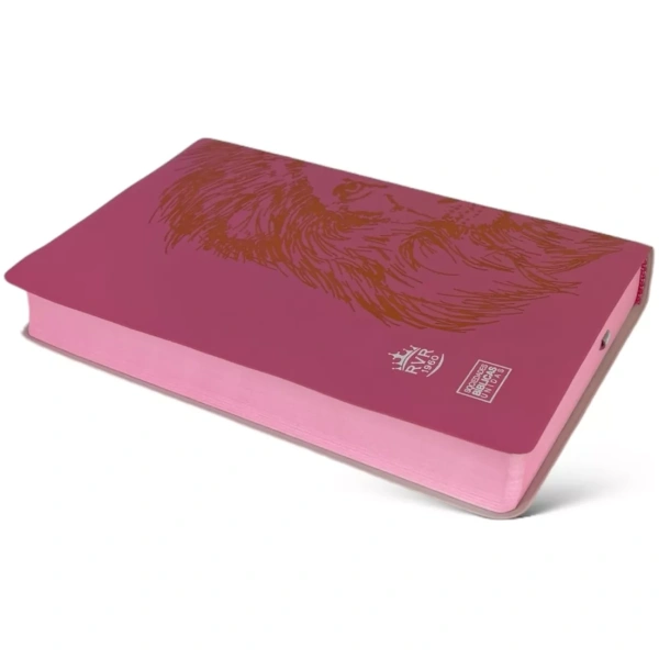 Biblia RVR1960 mediana rosa león RVR062CLGPJR 12pt - Image 6